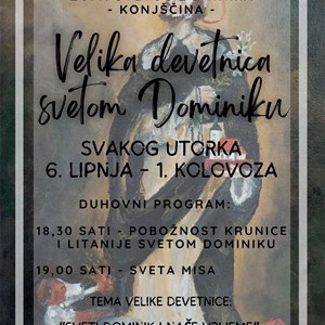 Velika devetnica sv. Dominiku u Župi sv. Dominika, Konjšćina